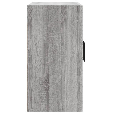 vidaXL Ντουλάπι Τοίχου Γκρι Sonoma 60x31x60cm από Επεξεργασμένο Ξύλο 1 τεμ.