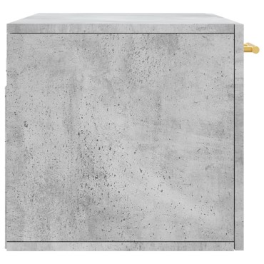 vidaXL Ντουλάπι Τοίχου Γκρι Σκυρ. 80x36,5x35cm Επεξεργασμένο Ξύλο 1 τεμ.
