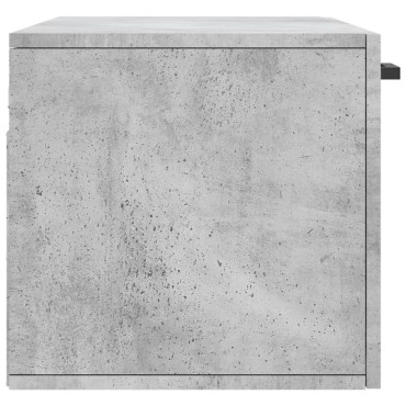 vidaXL Ντουλάπι Τοίχου Γκρι Σκυρ. 80x36,5x35cm Επεξεργασμένο Ξύλο 1 τεμ.