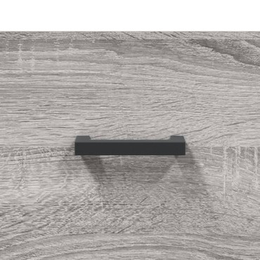 vidaXL Ντουλάπι Τοίχου Γκρι Sonoma 80x36,5x35cm Επεξεργασμένο Ξύλο 1 τεμ.