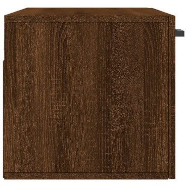 vidaXL Ντουλάπι Τοίχου Καφέ Δρυς 80x36,5x35cm Επεξεργασμένο Ξύλο 1 τεμ.