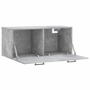 vidaXL Ντουλάπι Τοίχου Γκρι Σκυρ. 80x36,5x35cm Επεξεργασμένο Ξύλο 1 τεμ.