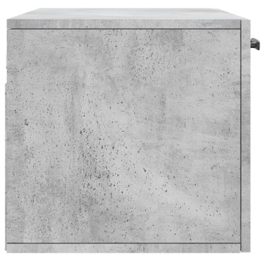vidaXL Ντουλάπι Τοίχου Γκρι Σκυρ. 80x36,5x35cm Επεξεργασμένο Ξύλο 1 τεμ.