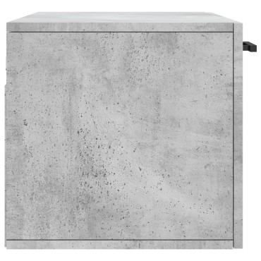 vidaXL Ντουλάπι Τοίχου Γκρι Σκυρ. 80x36,5x35cm Επεξεργασμένο Ξύλο 1 τεμ.