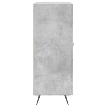 vidaXL Ντουλάπι Γκρι Σκυροδέματος 69,5x34x90cm Επεξεργασμένο Ξύλο 1 τεμ.