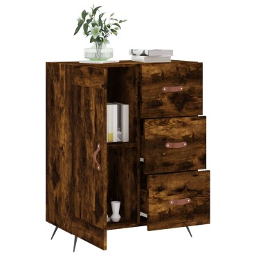 vidaXL Ντουλάπι Καπνιστή Δρυς 69,5x34x90cm Επεξεργασμένο Ξύλο 1 τεμ.