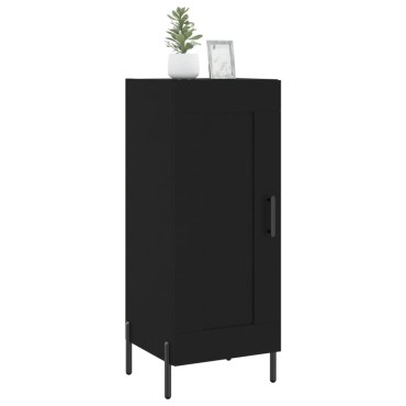 vidaXL Ντουλάπι Μαύρο 34,5x34x90cm από Επεξεργασμένο Ξύλο 1 τεμ.