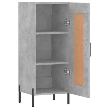 vidaXL Ντουλάπι Γκρι Σκυροδέματος 34,5x34x90cm Επεξεργασμένο Ξύλο 1 τεμ.