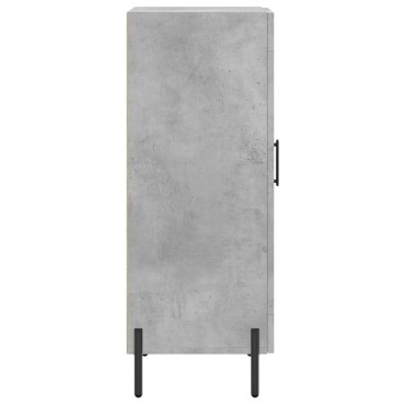 vidaXL Ντουλάπι Γκρι Σκυροδέματος 34,5x34x90cm Επεξεργασμένο Ξύλο 1 τεμ.