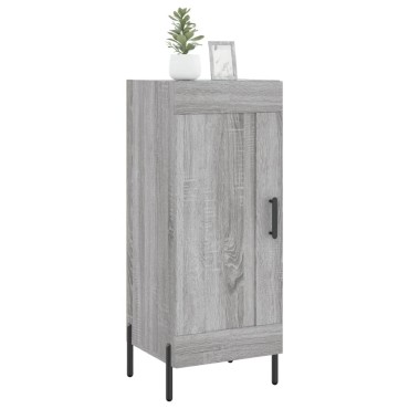 vidaXL Ντουλάπι Γκρι Sonoma 34,5x34x90cm από Επεξεργασμένο Ξύλο 1 τεμ.