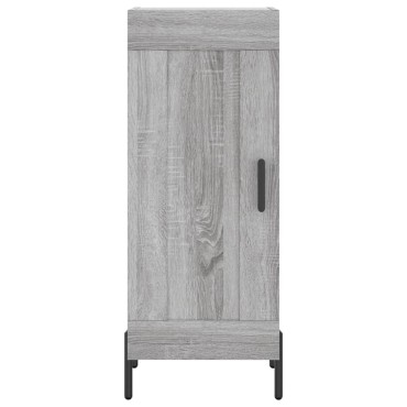 vidaXL Ντουλάπι Γκρι Sonoma 34,5x34x90cm από Επεξεργασμένο Ξύλο 1 τεμ.