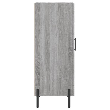 vidaXL Ντουλάπι Γκρι Sonoma 34,5x34x90cm από Επεξεργασμένο Ξύλο 1 τεμ.