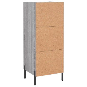 vidaXL Ντουλάπι Γκρι Sonoma 34,5x34x90cm από Επεξεργασμένο Ξύλο 1 τεμ.