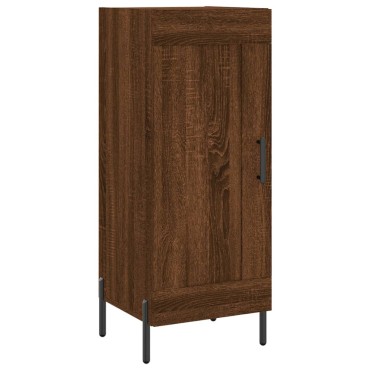 vidaXL Ντουλάπι Καφέ Δρυς 34,5x34x90cm Επεξεργασμένο Ξύλο 1 τεμ.