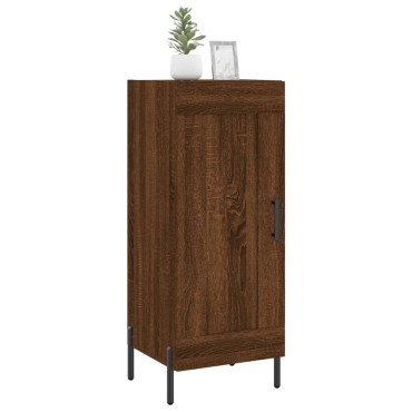 vidaXL Ντουλάπι Καφέ Δρυς 34,5x34x90cm Επεξεργασμένο Ξύλο 1 τεμ.