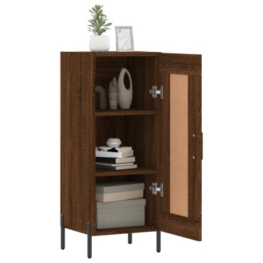 vidaXL Ντουλάπι Καφέ Δρυς 34,5x34x90cm Επεξεργασμένο Ξύλο 1 τεμ.