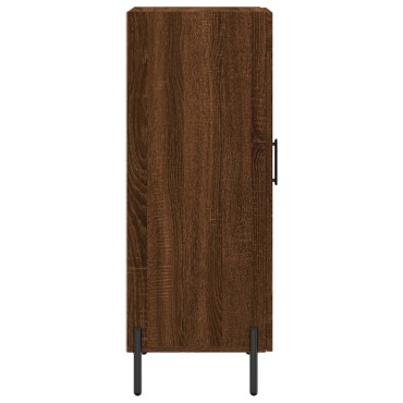 vidaXL Ντουλάπι Καφέ Δρυς 34,5x34x90cm Επεξεργασμένο Ξύλο 1 τεμ.