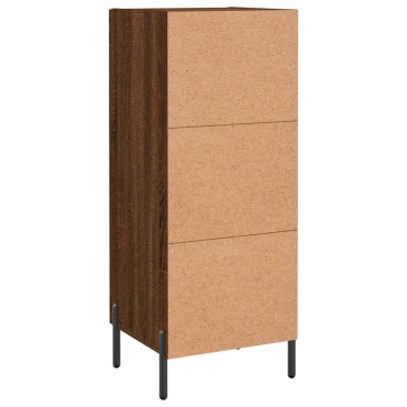 vidaXL Ντουλάπι Καφέ Δρυς 34,5x34x90cm Επεξεργασμένο Ξύλο 1 τεμ.