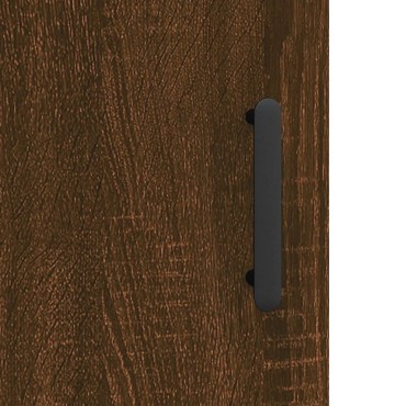 vidaXL Ντουλάπι Καφέ Δρυς 34,5x34x90cm Επεξεργασμένο Ξύλο 1 τεμ.