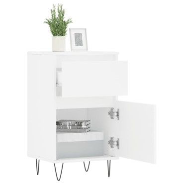 vidaXL Ντουλάπια 2 τεμ. Λευκά 40x35x70cm από Επεξεργασμένο Ξύλο
