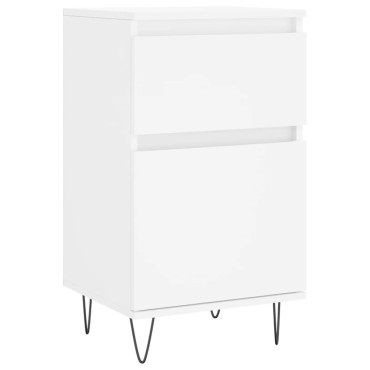 vidaXL Ντουλάπια 2 τεμ. Λευκά 40x35x70cm από Επεξεργασμένο Ξύλο