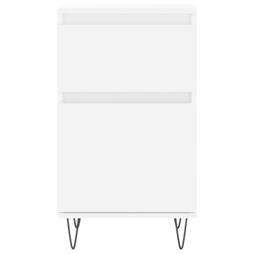 vidaXL Ντουλάπια 2 τεμ. Λευκά 40x35x70cm από Επεξεργασμένο Ξύλο