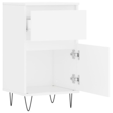 vidaXL Ντουλάπια 2 τεμ. Λευκά 40x35x70cm από Επεξεργασμένο Ξύλο
