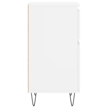 vidaXL Ντουλάπια 2 τεμ. Λευκά 40x35x70cm από Επεξεργασμένο Ξύλο