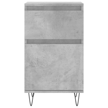 vidaXL Συρταριέρα Γκρι Σκυροδ. 40x35x70cm από Επεξεργασμένο Ξύλο 1 τεμ.