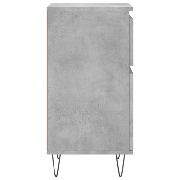 vidaXL Συρταριέρα Γκρι Σκυροδ. 40x35x70cm από Επεξεργασμένο Ξύλο 1 τεμ.