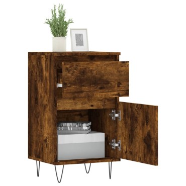 vidaXL Ντουλάπια 2 τεμ. Καπνιστή Δρυς 40x35x70cm από Επεξεργ. Ξύλο