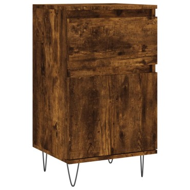 vidaXL Ντουλάπια 2 τεμ. Καπνιστή Δρυς 40x35x70cm από Επεξεργ. Ξύλο