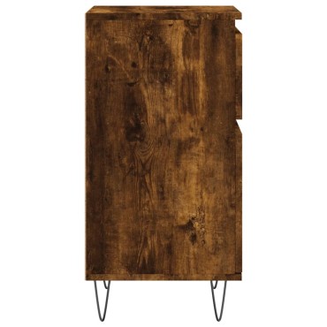 vidaXL Ντουλάπια 2 τεμ. Καπνιστή Δρυς 40x35x70cm από Επεξεργ. Ξύλο