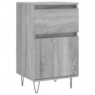 vidaXL Ντουλάπια 2 τεμ. Γκρι Sonoma 40x35x70cm Επεξεργασμένο Ξύλο