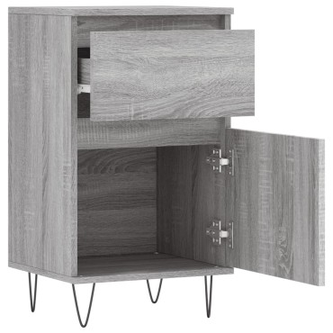 vidaXL Ντουλάπια 2 τεμ. Γκρι Sonoma 40x35x70cm Επεξεργασμένο Ξύλο
