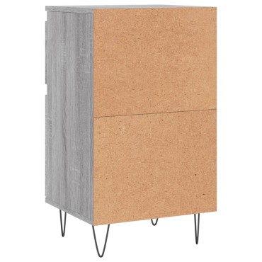 vidaXL Ντουλάπια 2 τεμ. Γκρι Sonoma 40x35x70cm Επεξεργασμένο Ξύλο