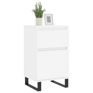 vidaXL Ντουλάπια 2 τεμ. Λευκά 40x35x70cm από Επεξεργασμένο Ξύλο