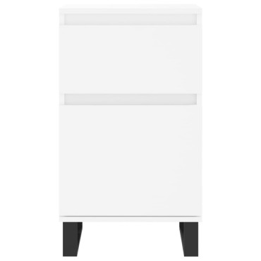 vidaXL Ντουλάπια 2 τεμ. Λευκά 40x35x70cm από Επεξεργασμένο Ξύλο