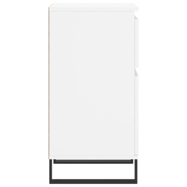vidaXL Ντουλάπια 2 τεμ. Λευκά 40x35x70cm από Επεξεργασμένο Ξύλο