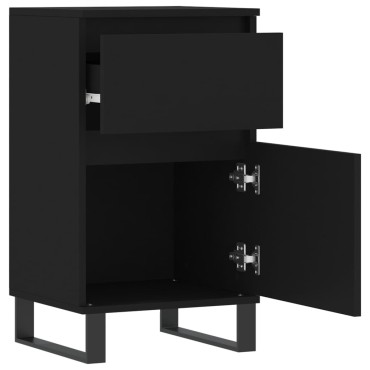 vidaXL Ντουλάπια 2 τεμ. Μαύρα 40x35x70cm από Επεξεργασμένο Ξύλο