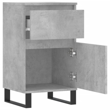 vidaXL Ντουλάπια 2 τεμ. Γκρι Σκυροδ. 40x35x70cm Επεξεργασμένο Ξύλο