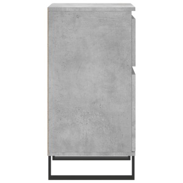 vidaXL Ντουλάπια 2 τεμ. Γκρι Σκυροδ. 40x35x70cm Επεξεργασμένο Ξύλο