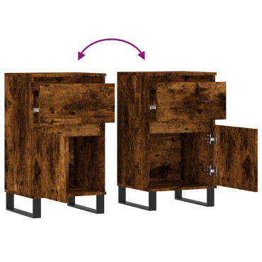 vidaXL Συρταριέρα Καπνιστή Δρυς 40x35x70cm από Επεξεργ. Ξύλο 1 τεμ.