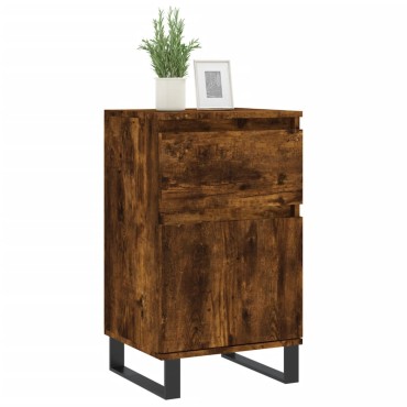 vidaXL Ντουλάπια 2 τεμ. Καπνιστή Δρυς 40x35x70cm από Επεξεργ. Ξύλο