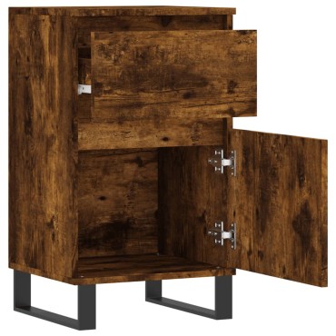 vidaXL Ντουλάπια 2 τεμ. Καπνιστή Δρυς 40x35x70cm από Επεξεργ. Ξύλο