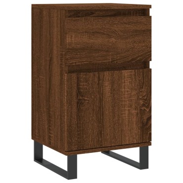 vidaXL Συρταριέρα Καφέ Δρυς 40x35x70cm από Επεξεργασμένο Ξύλο 1 τεμ.