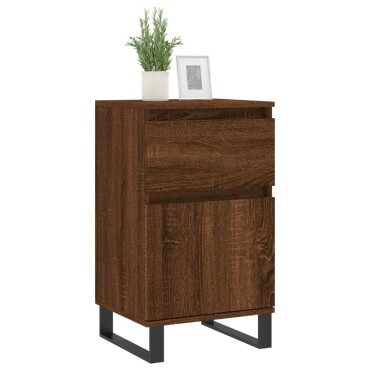 vidaXL Συρταριέρα Καφέ Δρυς 40x35x70cm από Επεξεργασμένο Ξύλο 1 τεμ.