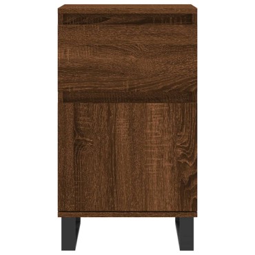 vidaXL Συρταριέρα Καφέ Δρυς 40x35x70cm από Επεξεργασμένο Ξύλο 1 τεμ.