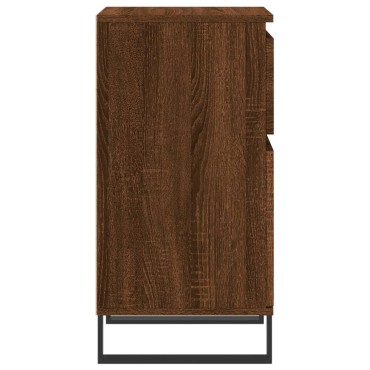 vidaXL Συρταριέρα Καφέ Δρυς 40x35x70cm από Επεξεργασμένο Ξύλο 1 τεμ.