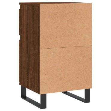 vidaXL Συρταριέρα Καφέ Δρυς 40x35x70cm από Επεξεργασμένο Ξύλο 1 τεμ.
